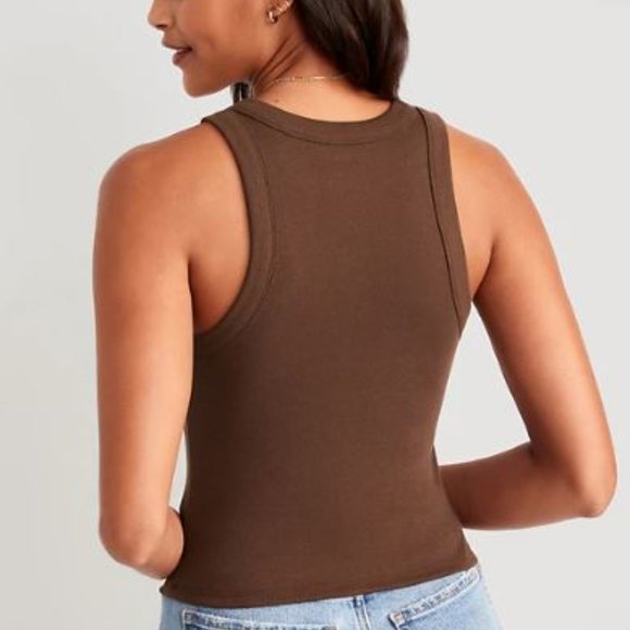 BNWOT - Cropped Ribbed Tank Top - Picture 3 of 9